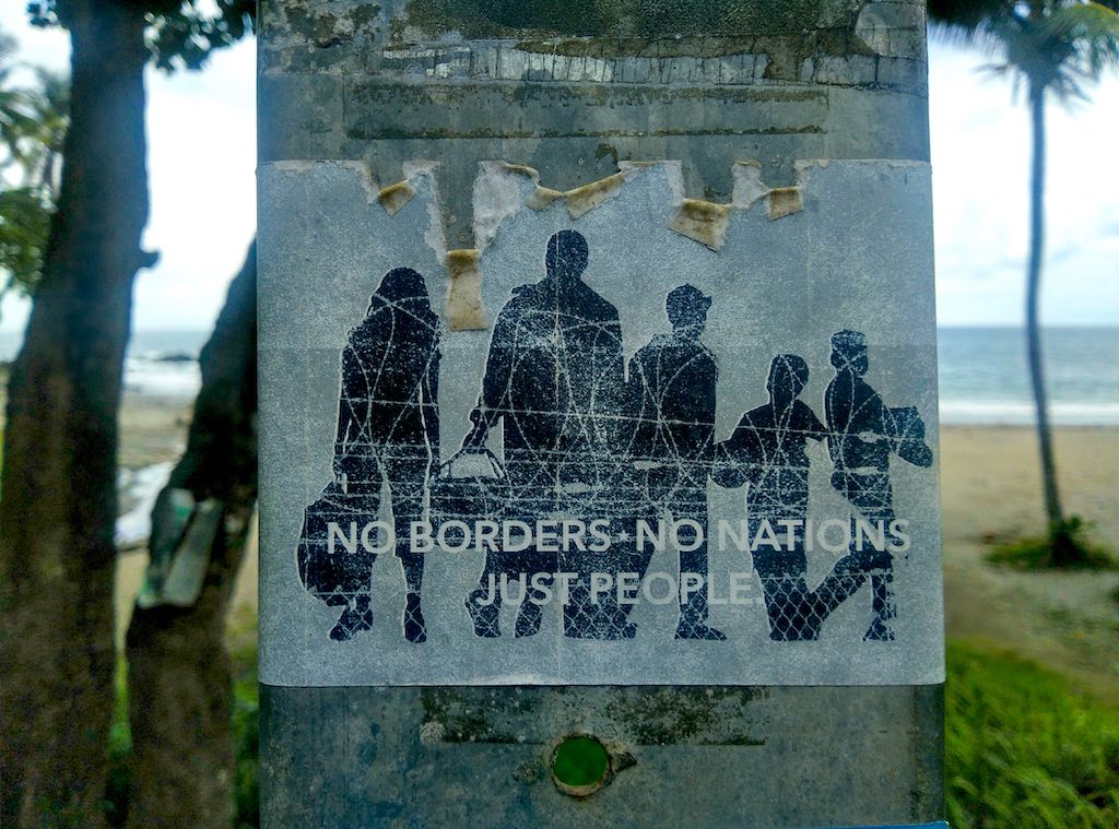 "No borders, no nations, just people": eine Erkenntnis unserer Reise.